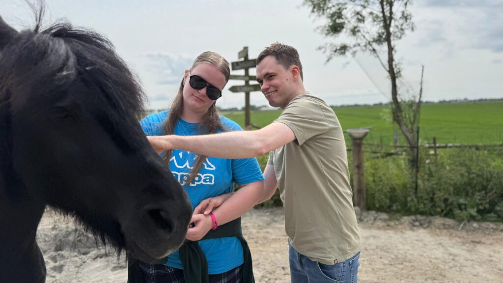 Begeleide vakantie paard voor mensen met een verstandelijke beperking uit de gehandicaptenzorg